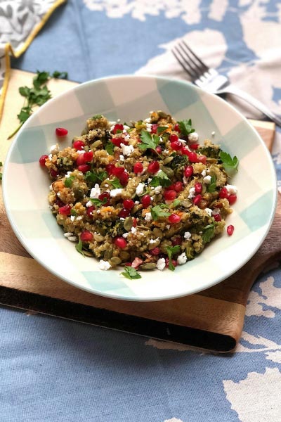 My Very Green Quinoa Salad (or A Salad That Doesn