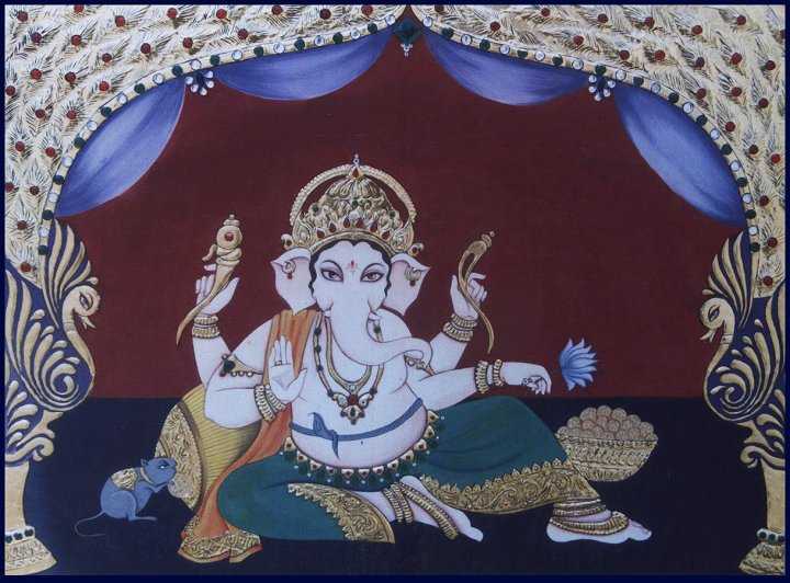 My Wife’s Tanjore Painting