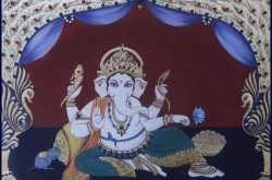 My Wife’s Tanjore Painting