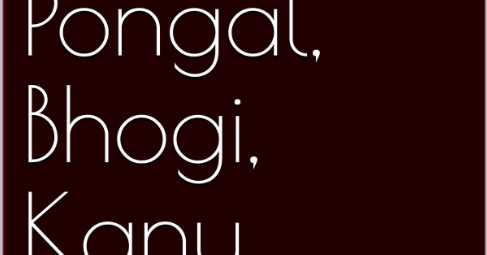 My Ebook - "Pongal, Bhogi, Kanu - A Complete Festival Cooking Guide."