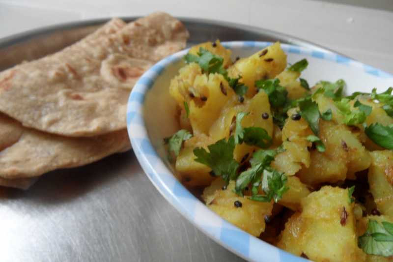 My Fav Breakfast : Parathas And Allu Sabji