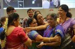 My favourite photo of 2014: Women scientists celebrate at ISRO 