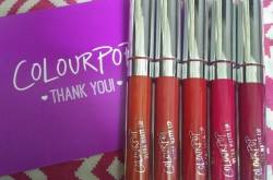 my first colourpop lipsticks! 