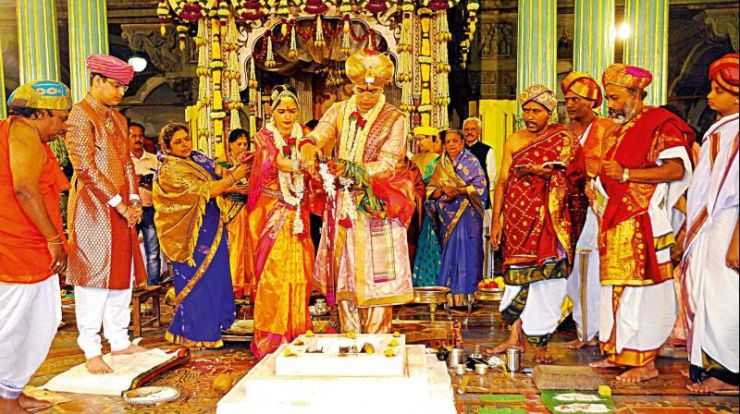 Mysore Maharaja Yaduveer Wadiyar - Trishika Kumari Marriage Pics