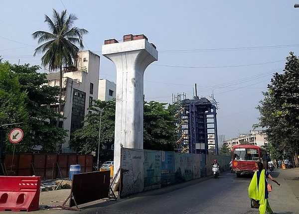 NCC Casts 1st Pier For Pune Metro’s Line-2 At Kothrud