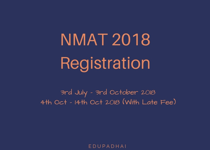 NMAT Registration 2018 Started, Application Form - Apply Online - EduPadhai