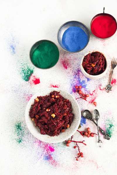 NOLEN GUR CARROT BEETROOT HALWA