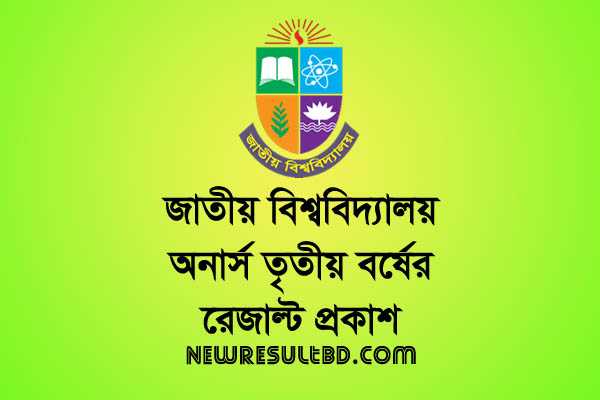 NU Honours 3rd Year Result 2019 মার্কশিট সহ রেজাল্ট দেখুন এখানে