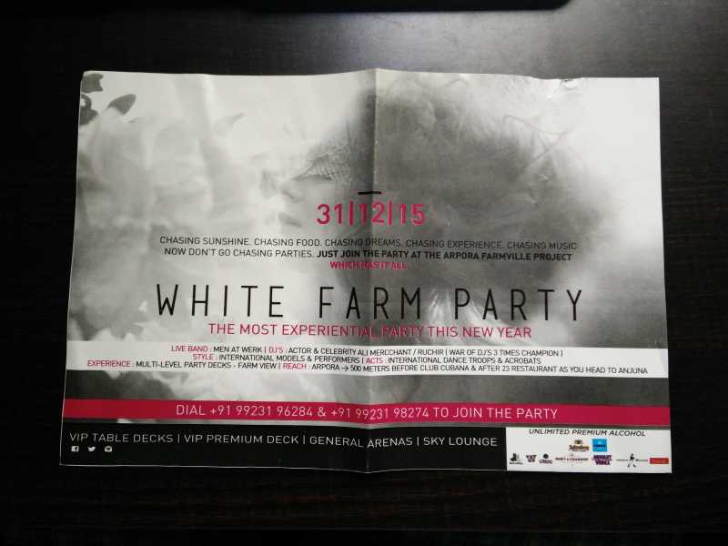 NYE ’16 Fraud In Goa