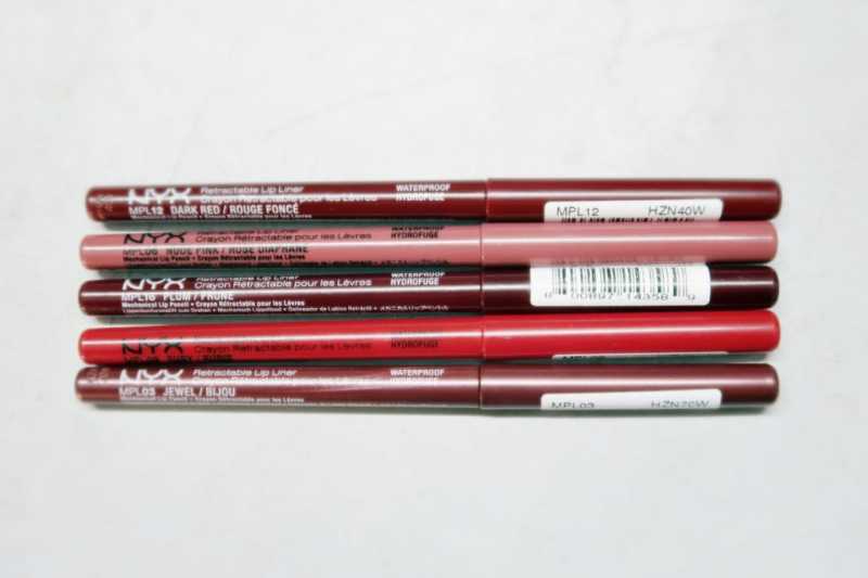 NYX Cosmetics Retractable Lip Pencils Review And Swatch | B H A R T I P U R I |