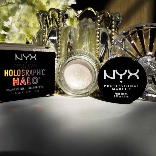 NYX Professional Makeup Holographic Halo Cream Eyeliner-Review » MISTCHIC