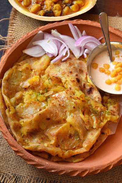 Naan Recipe (Aloo Pyaz  Dhaba Style)