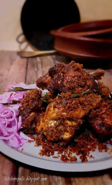 Nadan Kozhi Porichathu | Kerala Chicken Fry