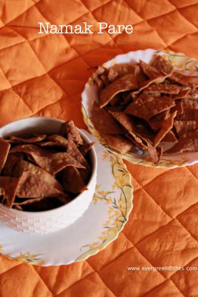 Namak Pare/ Namak Para / Nimki / Nimkin - Ever Green Dishes