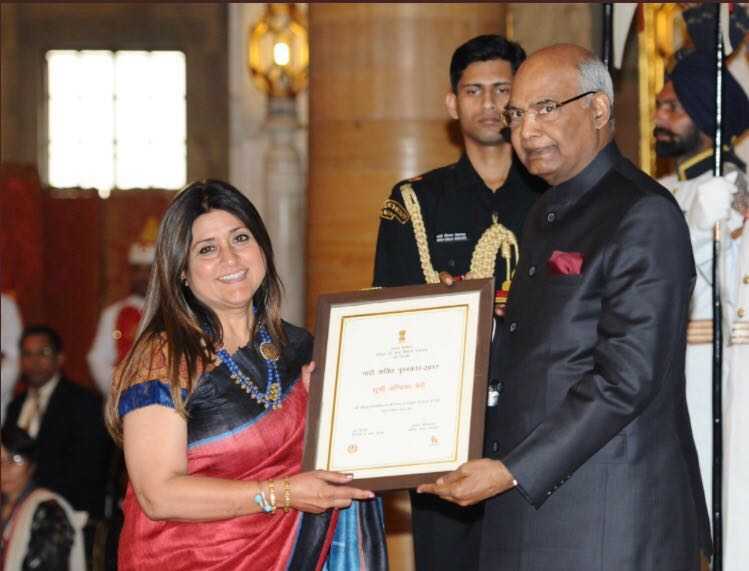 Nari Shakti Awards 2018 ... Congratulations ... Ambica... :)
