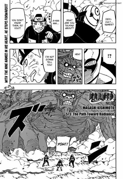 Naruto 573 : The Path Toward Radiance