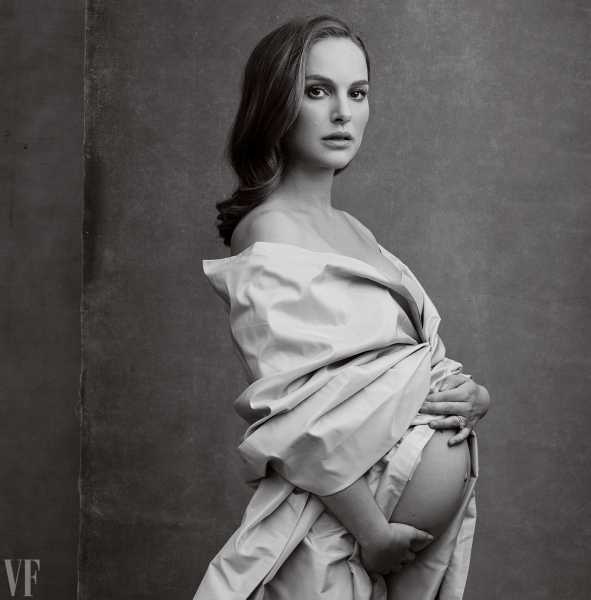 Natalie Portman Pregnant For Vanity Fair - Channelling Demi Moore