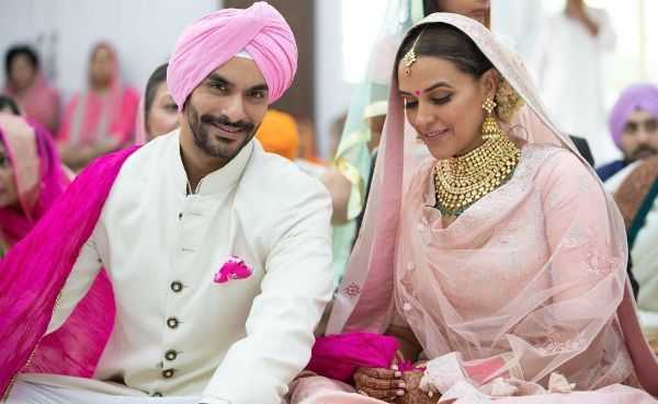 Neha Dhupia Angad Bedi Wedding- The Indian Beauty Blog