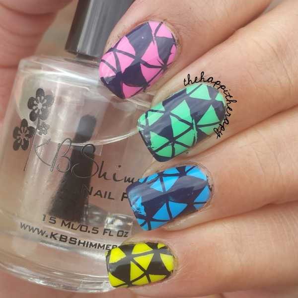 Neon Mosiac For #clairestelle8mar 