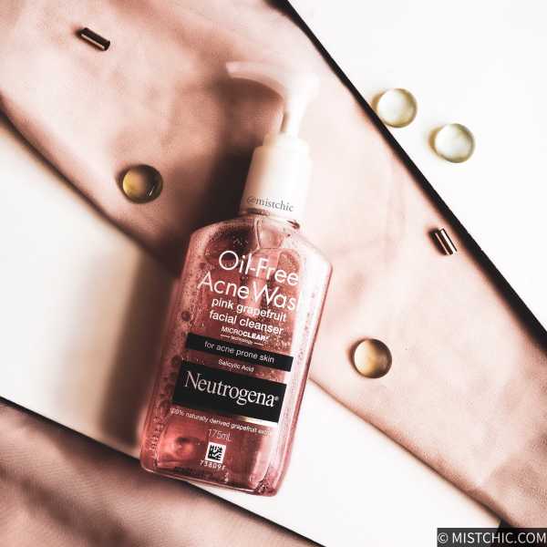 Neutrogena Oil-Free Acne Wash Pink Grapefruit Facial Cleanser Review » MISTCHIC