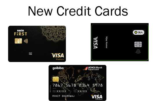New Credit Cards Paytm, Ola Money And Goibibo