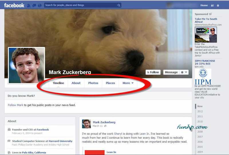 New Facebook Timeline 2013