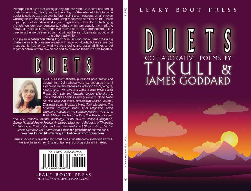 New Poetry Book - Cover Release And Other Stories