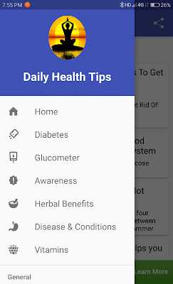 New Version Of Android App Daily Health Tips