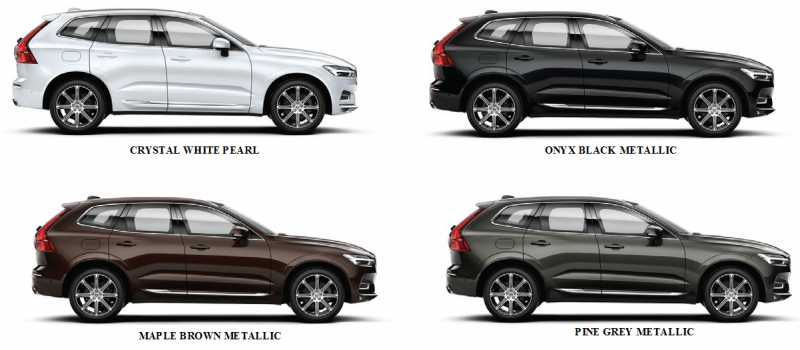 New Volvo XC60 Available Colours