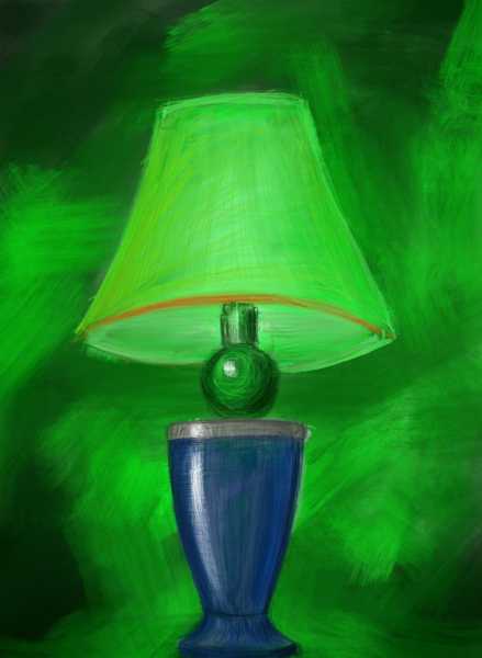 New Works: IPad Paiting 1: The Night Lamp