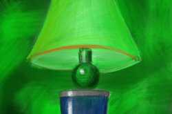 New Works: iPad Paiting 1: The Night Lamp