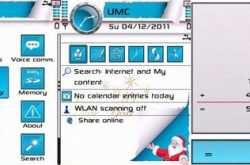 New Year 2012 mobile Theme