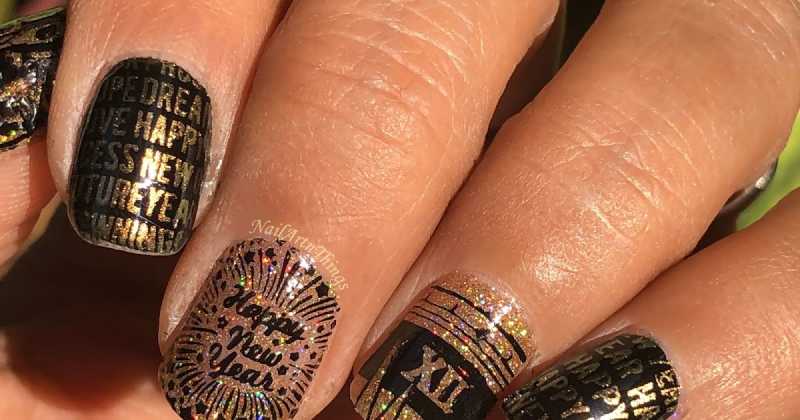 New Year Nail Art