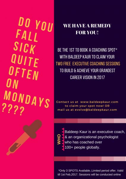 New Year Offer- Claim Your Two Free Career Coaching Sessions With Me