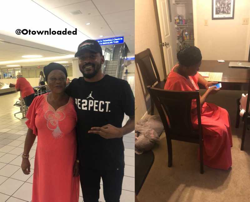 Nigerian Mom Sheds Tears Of Joy, Refuses To Sleep After Being Flown Out To The U.S By Her Son