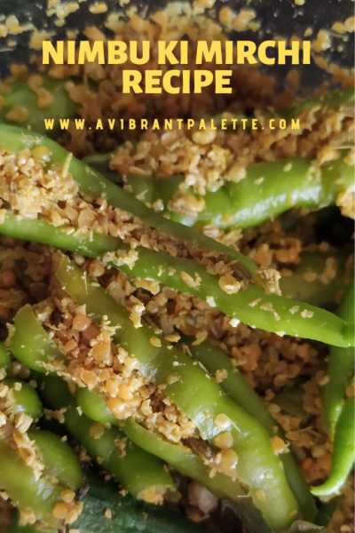 Nimbu Ki Mirchi Recipe - A Vibrant Palette