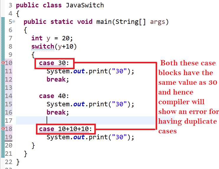 Nine Facts That You Must Know About The Switch Statement Java