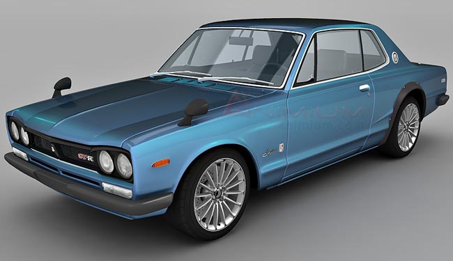 Nissan Skyline 2000 GT-R 3d Model - Free 3d Models
