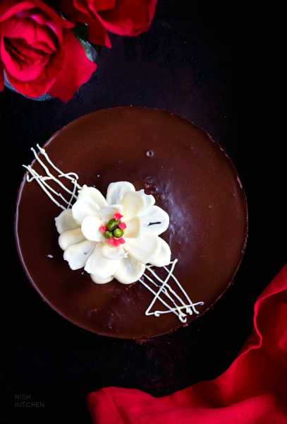 No Bake Chocolate Mousse Cake | Video | Nish Kitchen