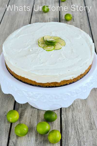 No Bake Key Lime Cheesecake | Whats Ur Home Story