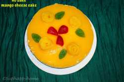 No bake mango cheese cake