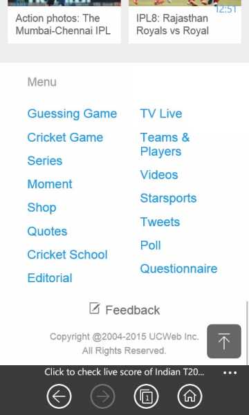 No Missing Out On Cricket Anymore !!