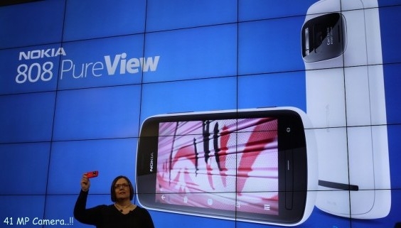 Nokia Announces 808 PureView:41 Megapixel Camera…!!
