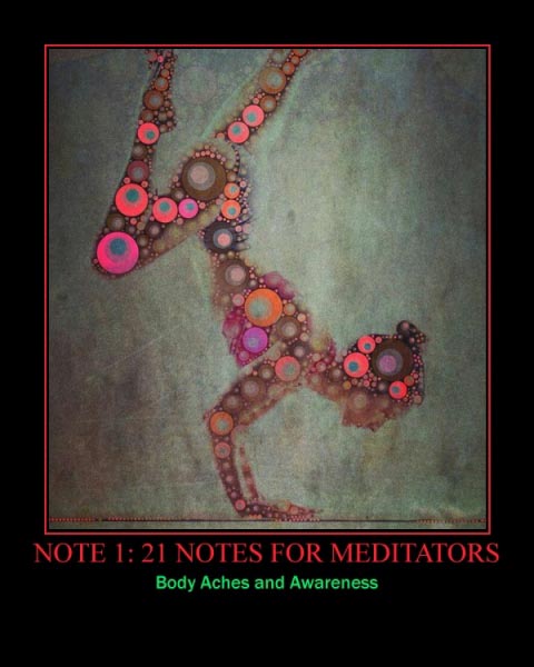 Note 1: Body-Aches For Meditators
