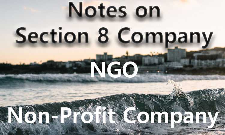 Notes On Section 8: Formation Of Companies With Charitable Objects Corporate Law