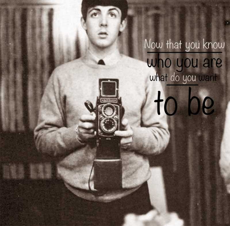 Now That You Know Who You Are