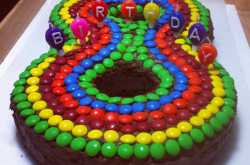 Number 8 B’day Cake for my 8 Year Old..