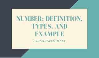 Number | What Is Number? (With Types & Examples) - PARTS OF SPEECH