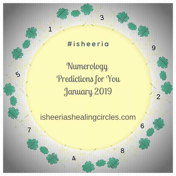 Numerology Predictions - January 2019 #Isheeria - Isheeria