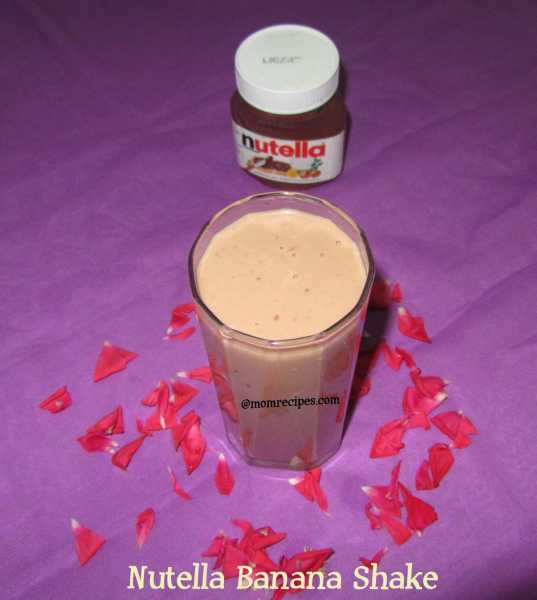 Nutella Banana Milkshake | Kids Friendly Drink